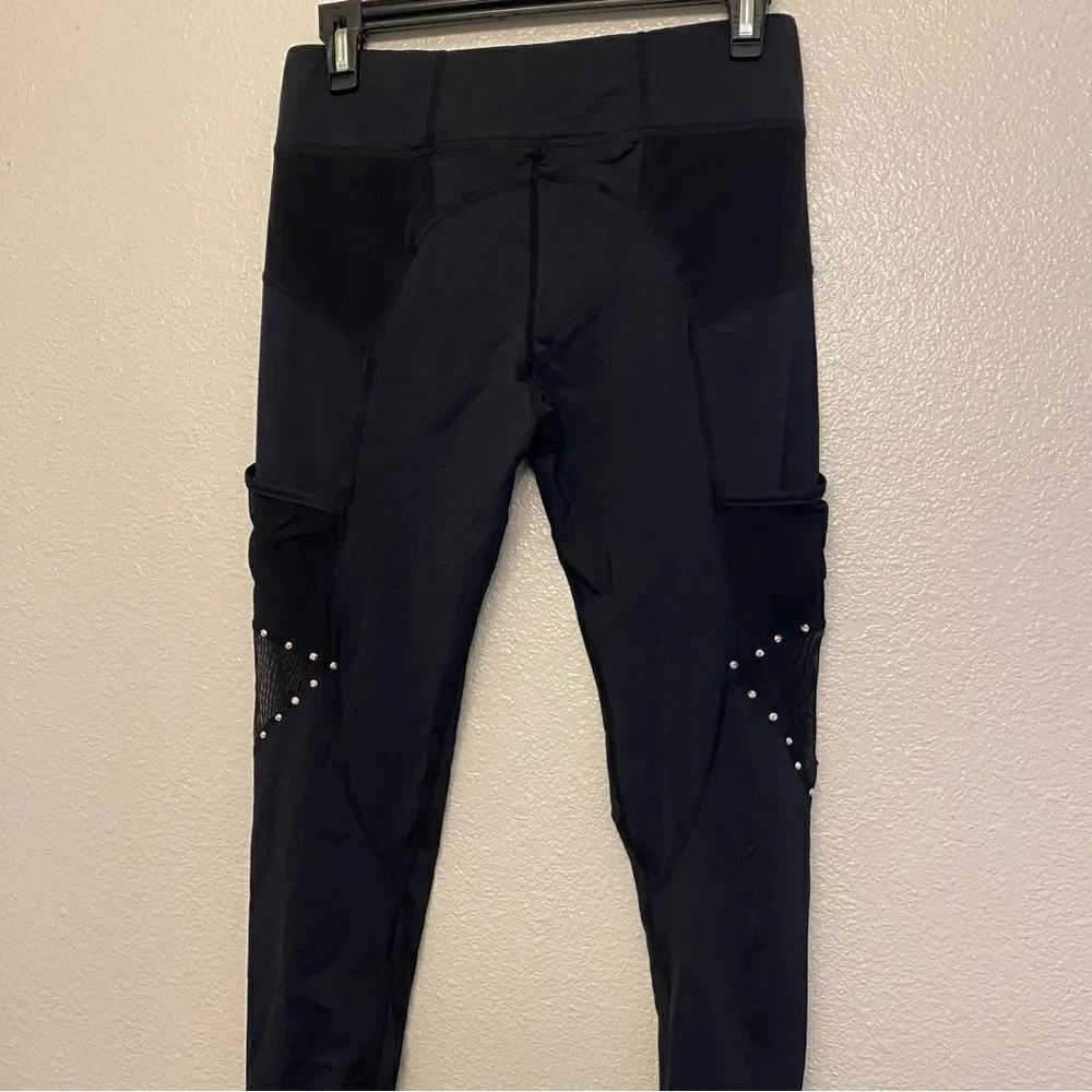 Weissman dance costume black pants FlexTek Mesh Pocket Leggings CF10301 SA